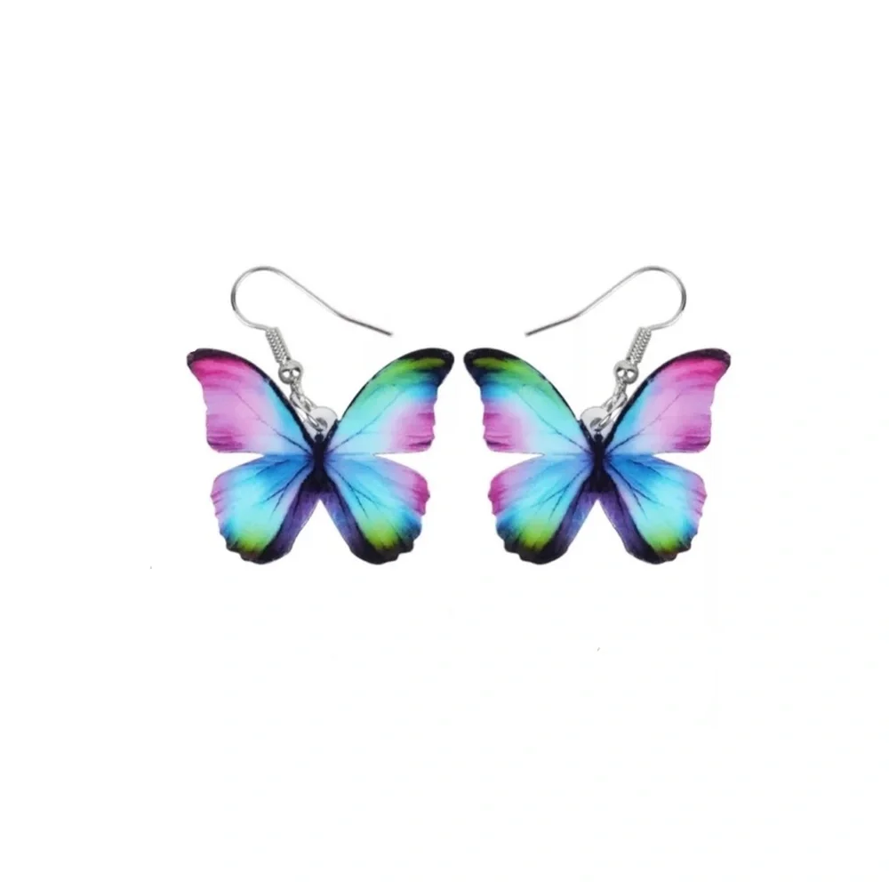 GEOMETRIC Laser Cut Acrylic Earrings. NWT - Picture 1 of 2